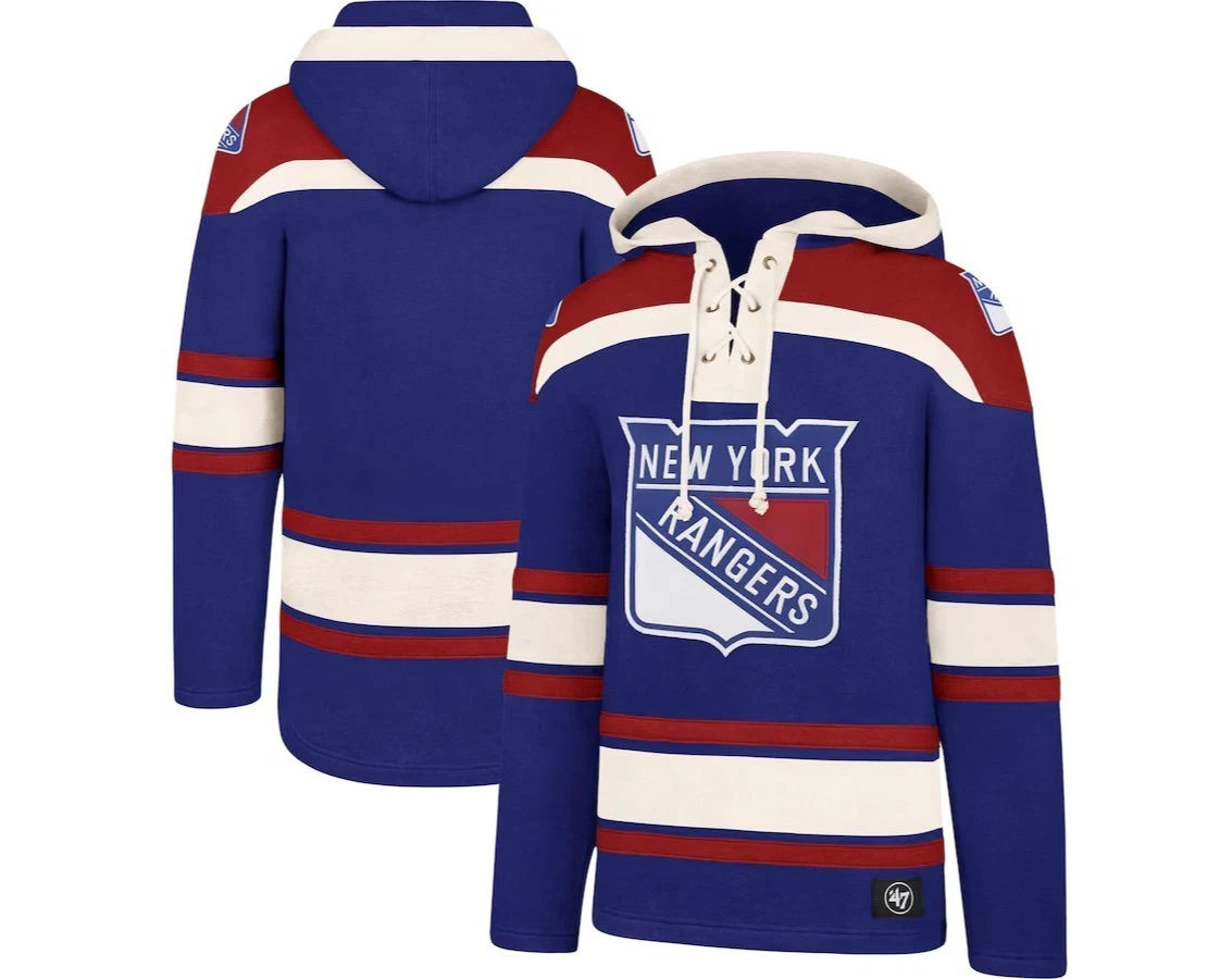 Sweat Fanatics New York Rangers Homme, Taille XL, Bleu, Hockey NHL, Occasion