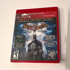 WB Games Batman: Arkham Asylum GOTY Edition (PS3) Greatest Hits Manual