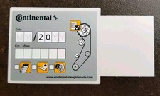 1x Original Continental Zahnriemenwechsel-Serviceaufkleber Aufkleber