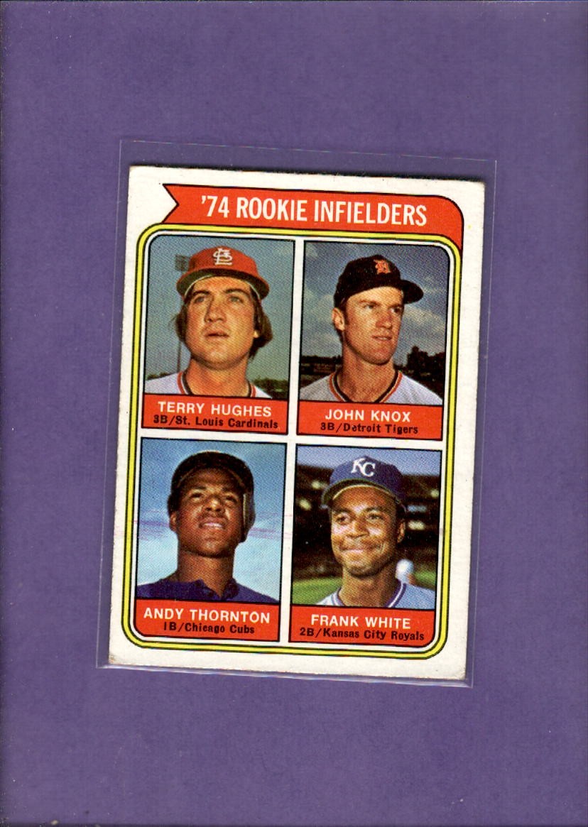 1974 Topps #604 Terry Hughes/John Knox/Andre Thornton/Frank White VG Ve ID:79363