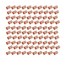  100 EZ-FLUID Plumbing 1-Inch Copper Coupling with Stop, C x C Sweat Connect...