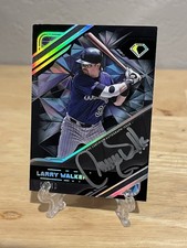 2025 Topps Diamond Icons Larry Walker Black Polychromatink Silver Ink Auto 2/10