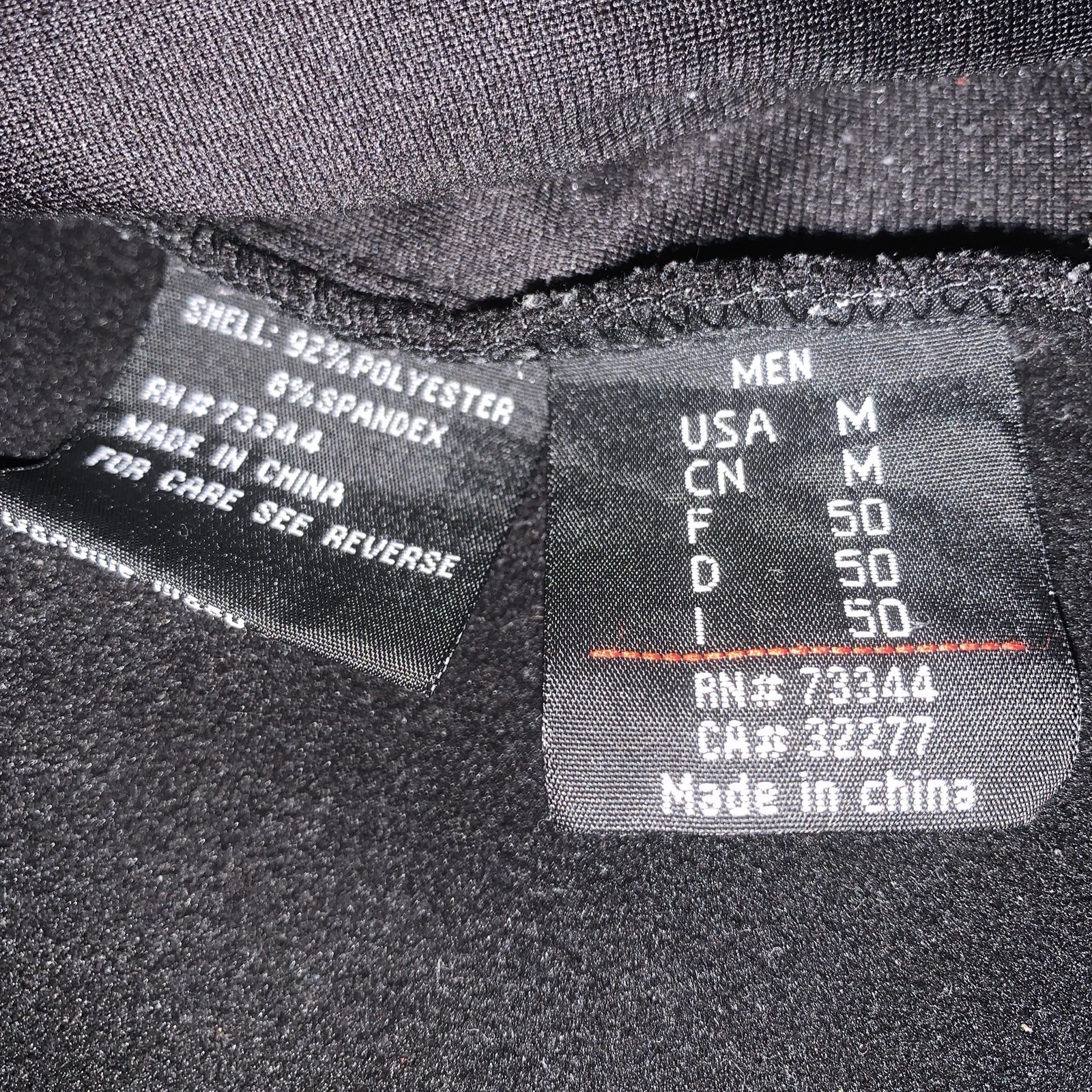 Marker Softshell Jacket Mens Medium Black Full Zi… - image 4