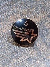 Lockheed Martin 80's Vintage 1/10 10k Gold Collectables Service Pin Nasa