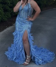 Women’s Baby Blue Prom Dress
