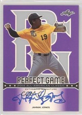2014 Leaf Metal Draft Perfect Game Purple Prismatic 2/10 Jahmai Jones Auto 0s3