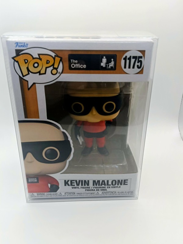 Vaulted The Office: Kevin Malone as Dunder Mifflin Superhero #1175 Funko Pop!