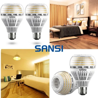 SANSI 27W LED Light Bulb Dimmable 4000lm 3000K 5000K E27 Home Lamp Energy Saving