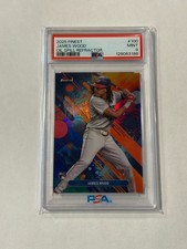 2025 TOPPS FINEST OIL SPILL REFRACTOR ROOKIE JAMES WOOD RC PSA 9 MINT POP 1