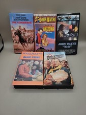 Lot Of 5 John Wayne VHS Tapes. Vintage. See P...