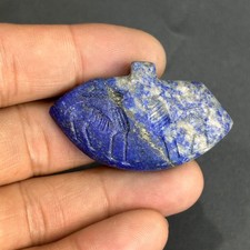 Beautiful old lapis lazuli Stone Roman intaglio pendant 