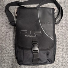 Official Sony PlayStation PS2 Travel Bag Rare Soft Case Black Gray