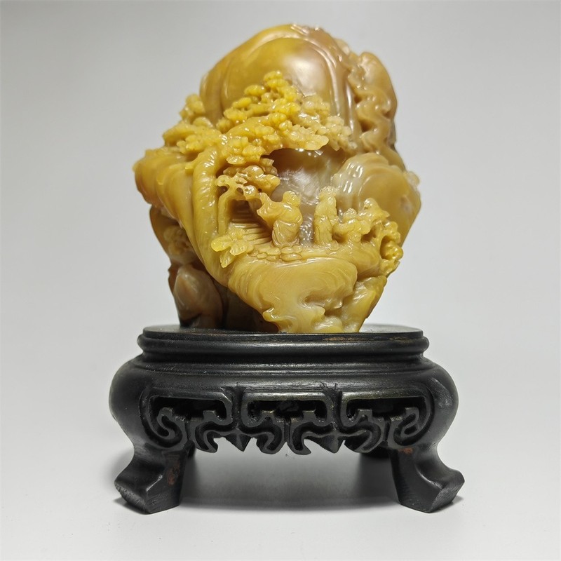 Chinese Antique Tianhuang Shoushan Stone Decoration  