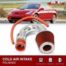 Polish Short Ram Cold Air Intake System Filter For 2000-2005 Toyota Celica Gts
