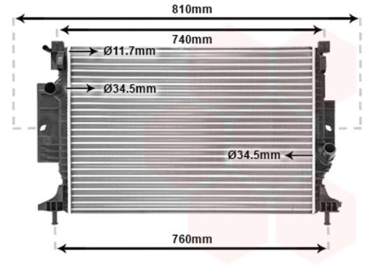 Radiator MotorküHlung 18002643 VAN Wezel FüR Ford-image