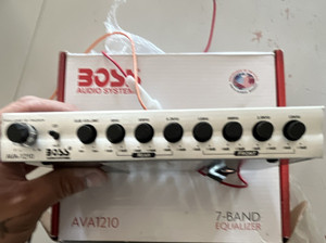 BOSS Audio Systems AVA-1210 7-Band Car Audio Equalizer Signal Processor