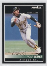 1992 Pinnacle Walt Weiss #56 0c4
