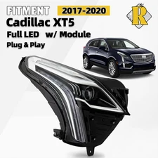 [FULL LED/DRL/Signal] 2017-2020 Cadillac XT5 Projector Headlight Passenger Side