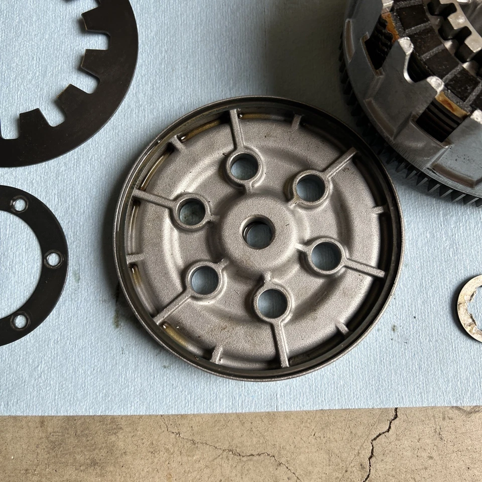 Conjunto de cesta de embrague Yamaha Virago 1100 XV1100 1986-1999 con placas Foto 4 de 4