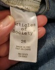 Articles of Society Women's Size 26 Janis Boyfriend Fisk Distressed Jeans — photo 9