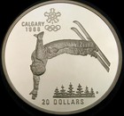 Canada 1986 $20- Big old silver world coin proof #1799