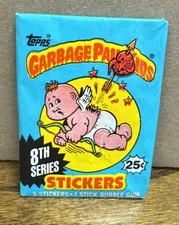 SINGLE WAX PACK: 1987 Garbage Pail Kids Original 8th Series 8 GPK  (UNOPENED)
