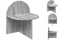 Nachttisch Nachtschrank Nachtkommode Graues Sonoma 40X35,5X45,5 Cm Holzwerkstoff