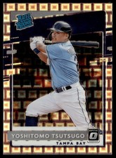 2020 Donruss Optic Pandora Yoshitomo Tsutsugo Rookie 46/99 Tampa Bay Rays #61