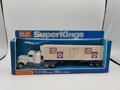 MATCHBOX / SUPERKINGS K - 31 / PETERBUILT KÜHLWAGEN  '' LANGNESE IGLO '' IN OVP
