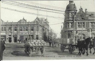 Cliff St. Fremantle. West Australia Early Postcard Pub Messageries Maritimes