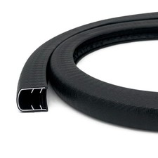 U-Shape Edge Banding - Fits 1/2" Edge, Rubber Trim for Sharp/Rough Surfaces, ...