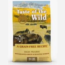Taste of the Wild High Prairie Grain-Free Dry Dog Food, 28-lb bag 1.86 per pound