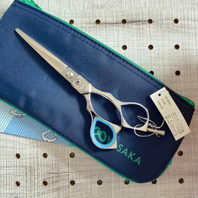 NEW YASAKA SM550 Hair scissors - shears Size 5.5 INCHES Cobalt ATS 314