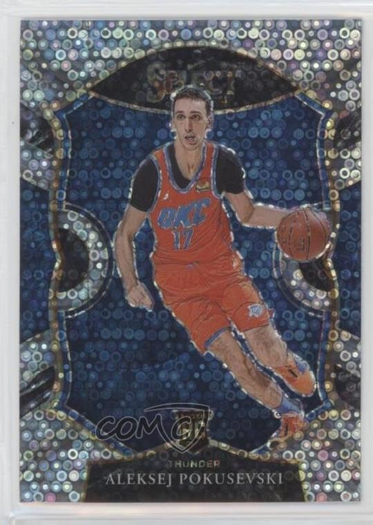 2020-21 Panini Select Concourse Disco Prizm Aleksej Pokusevski #77 0f4i