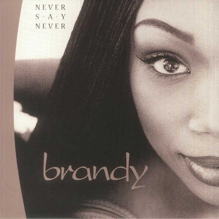 BRANDY - Never Say Never (reissue) - limited crystal clear vinyl 2xLP + insert