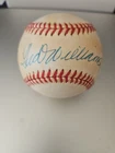 Ted Williams Autographed Baseball American League.