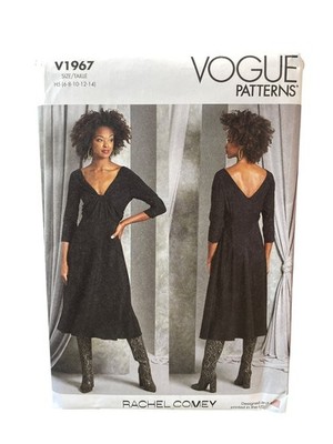 VOGUE PATTERNS V1967 MISSES' DRESS H5 (6-8-10-12-14) Rachel Comey