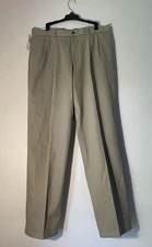 Dockers Men's Khaki Pants Relaxed Fit Signature 34 x 34  Lux Cotton Stretch NEW