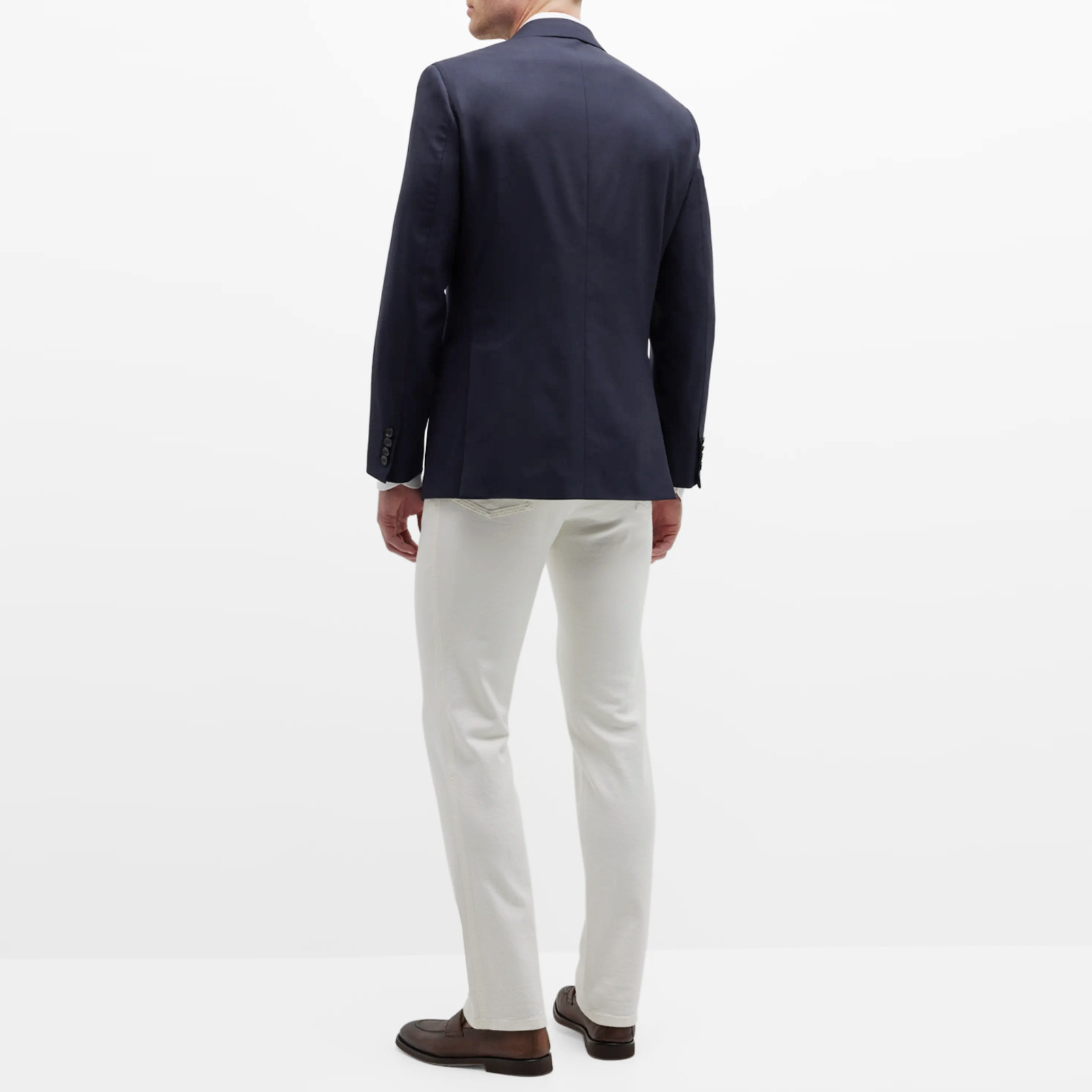 4600$ BRIONI Current RAVELLO RG0D0L Textured Wool Coat Blazer Jacket Navy 56-46R image 7