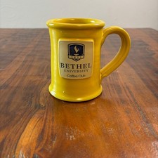 Deneen Pottery Bethel University Coffee Club Yellow Handthrown Mug USA 2019
