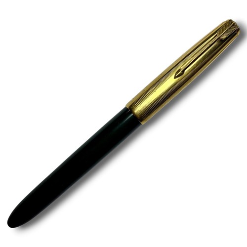 VINTAGE PARKER 51 FOREST GREEN FOUNTAIN PEN