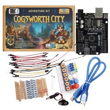 Arduino IDE Compatible STEM Learning Kit - Adventure Kit: Cogsworth City