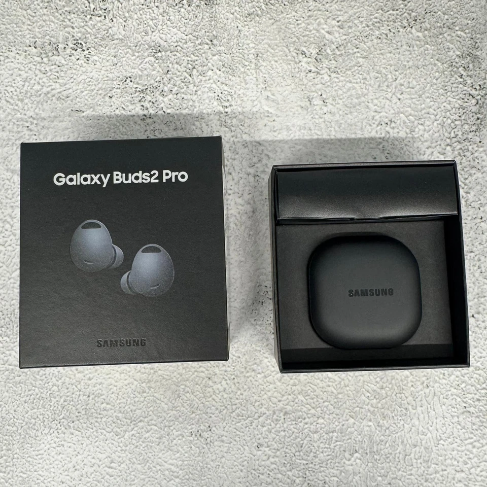 Samsung Galaxy Buds2 Pro - Wireless Earbuds Noise Cancelling - Graphite - Image 3 of 4