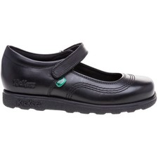 Kickers Infants Fragma Pop School Shoes Black