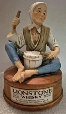 Vintage Lionstone Whisky Decanter "Time Keeper"  1974 RARE LTD ED - EXC COND