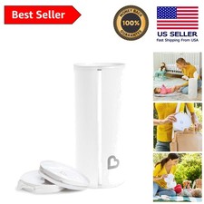 Collapsible Toss Diaper Pails - Perfect for Travel, Holds 30 Newborn Diapers