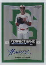 2016 Leaf Perfect Game All-American Classic Metal 4/10 Hans Crouse Auto 1t3
