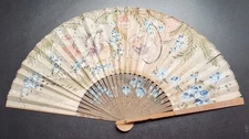 Vintage Flower Decorative Hand Fan