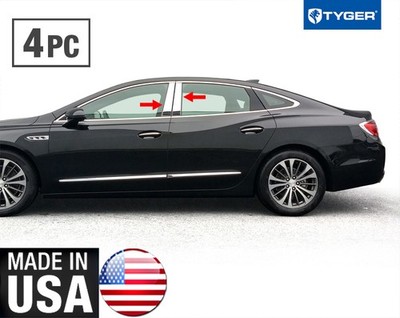 TYGER For 2017-2019 Buick Lacrosse Chrome Stainless Steel Pillar Post 4PC Set
