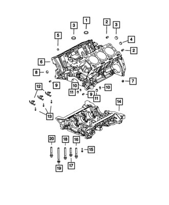 Genuine Mopar Dowel Pin 68490002AA